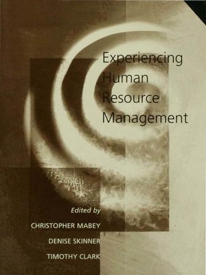 cover image of Experiencing Human Resource Management